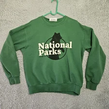Parks Project Sweatshirt Men Medium Bear Logo Animals Nature Fleece *Mark