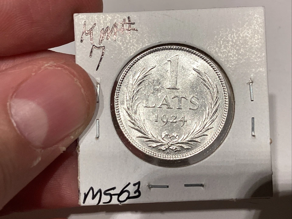 latvia 1 lats 1924 BU - Image 4 of 4