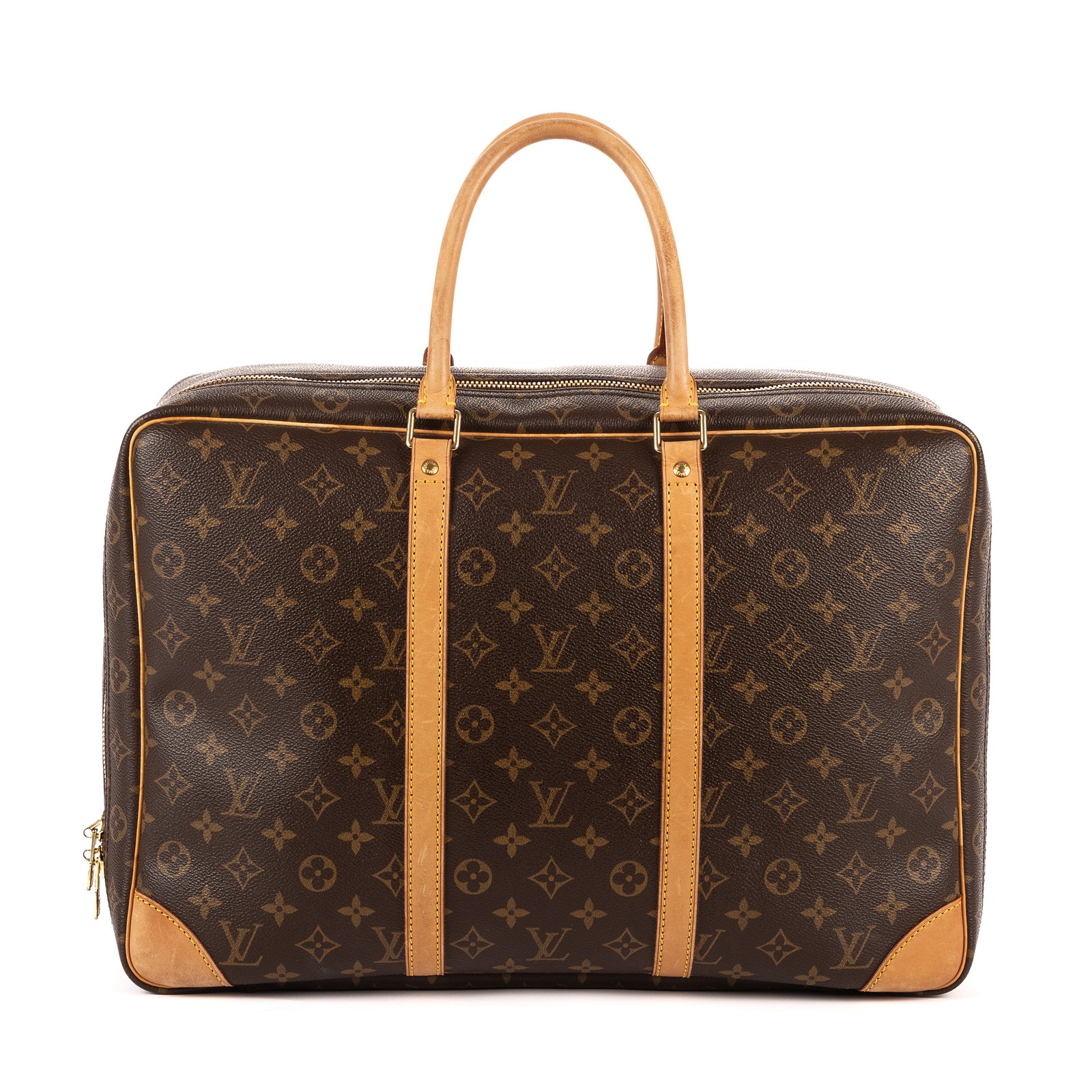 Louis Vuitton Brown Sirius 45 Handbag Monogram Canvas