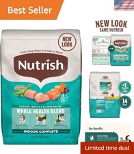 14 lb Natural Dry Cat Food with Chicken, Lentils & Salmon - All Breeds 3.11 per pound