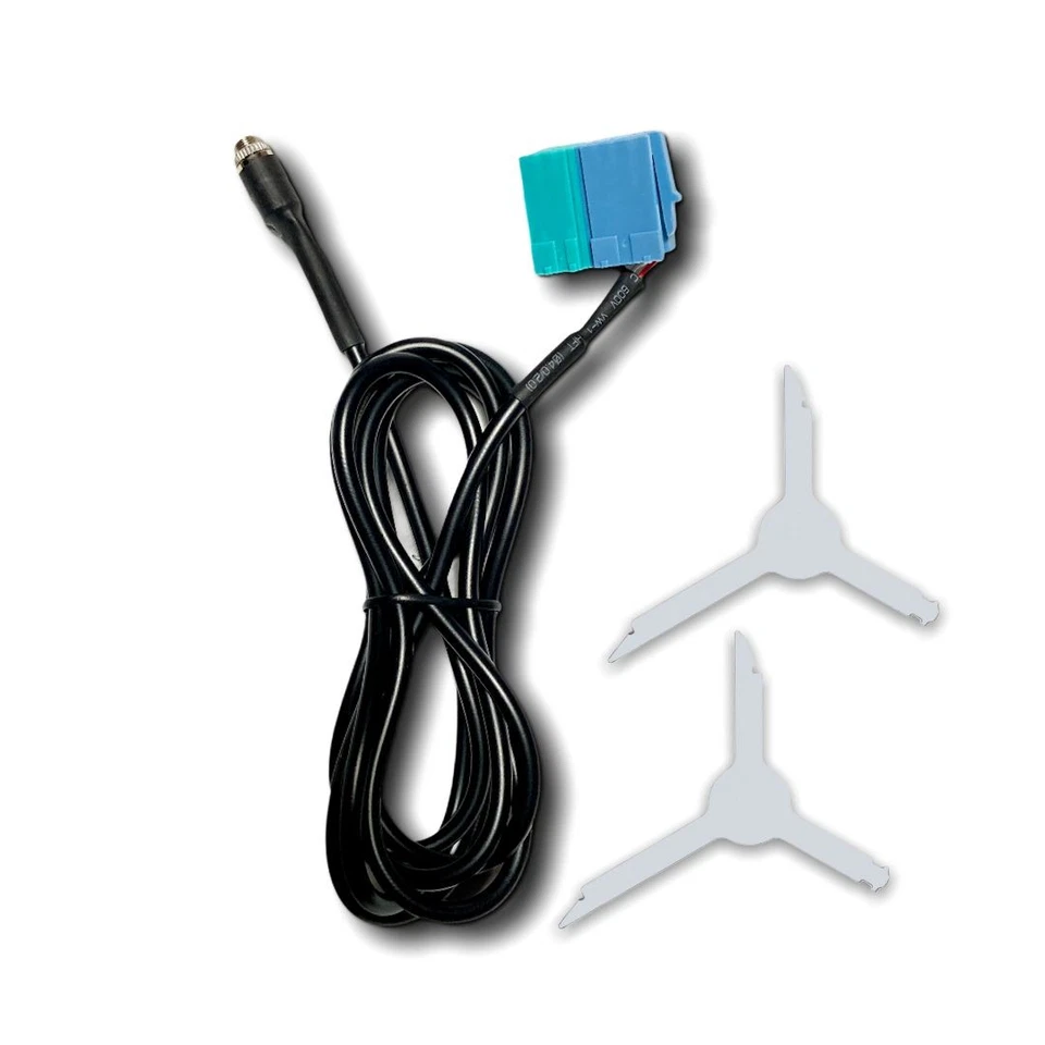 1NEISMARTECH CAVO AUX JACK FEMMINA PER FIAT BRAVO DAL 2007 + KIT SMONTAGGIO AUTORADIO VISTEON