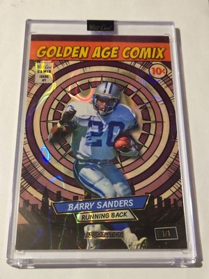Barry Sanders GOLDEN AGE COMIX 1/1 MAMMOTH 2026 Wild Card Just The Hits