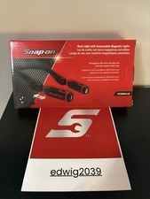 Snap On Tools Black Neck Light Rechargeable Removable Magnetic Lights Echdd012a