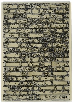 3D Brickwork Embossing Folder For Sizzix Big Shot Cardmaking Supplies