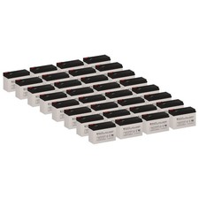 SP12-7.5 T2 SigmasTek Battery Set of 32 12V 7.5Ah F2 - Sealed Lead Acid AGM