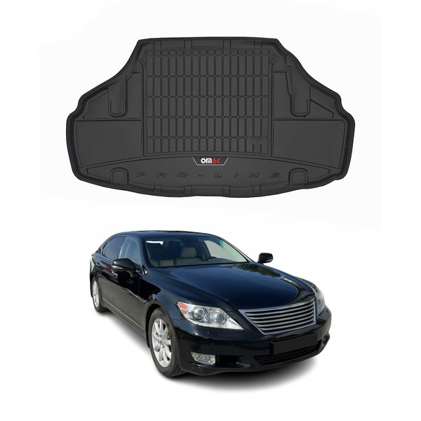 Omac Gummi Kofferraumwanne FüR Lexus LS 460 2006-2017 TPE Laderaumwanne Schwarz-image