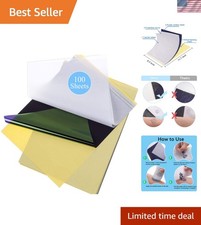 A4 Thermal Tattoo Transfer Paper Pack - 100 Sheets for Perfectly Clear Designs