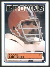 1983 Topps #248 Doug Dieken Cleveland Browns 44836