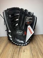 NEW NWT Wilson A900 PF1892 12.25" BLACK Baseball Glove Right Hand Throw RHT