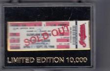 1996 Cleveland Indians MLB Baseball Sold Out Hat Lapel Pin - New in Box