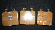 3pcs. 0.01368uF / 13680pF 350V. CCG-1 / SSG-1 / -1 Capacitor USSR Pulled
