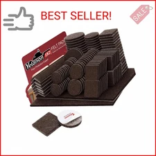 Felt Furniture Pads -182 Pcs Premium Felt Pads for Chair Legs Furniture, Floor P