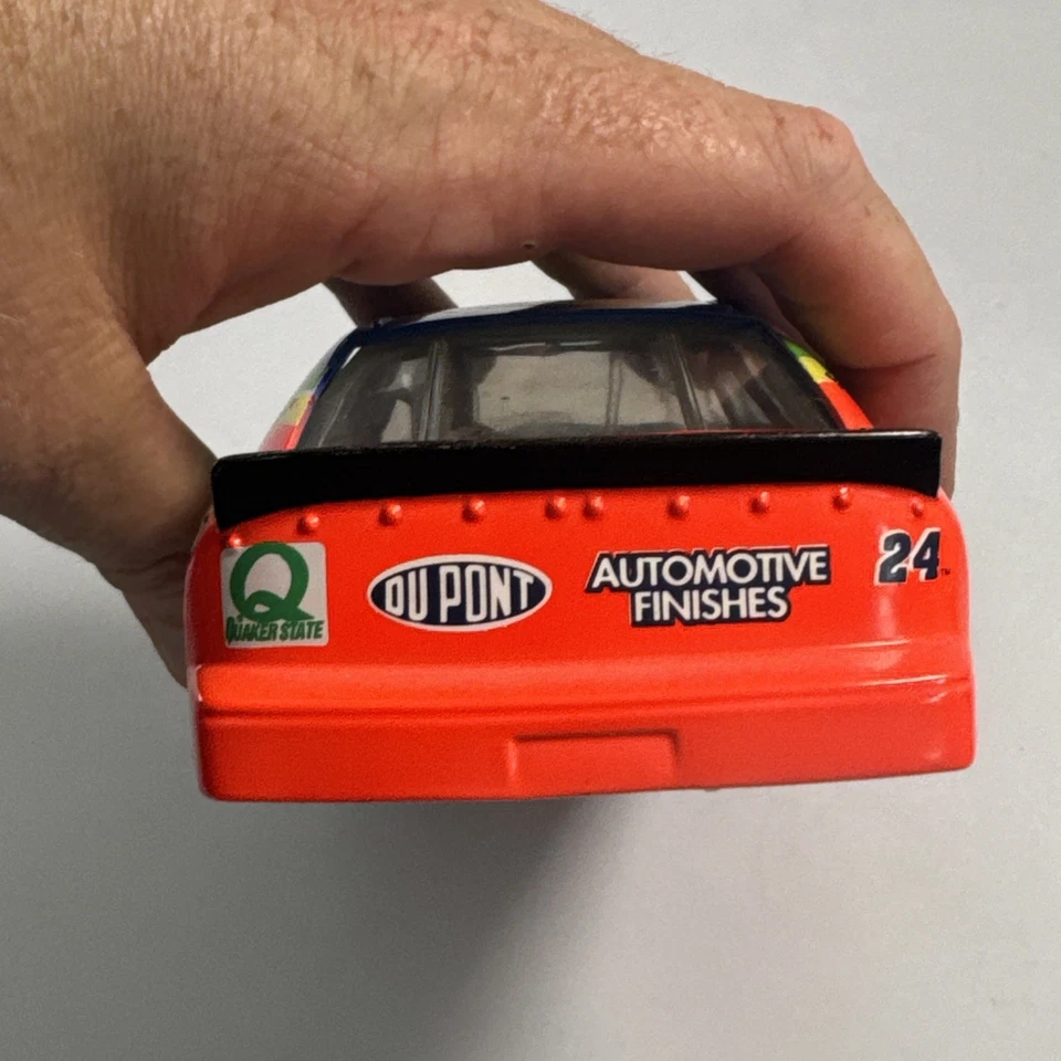 1991 Revell NASCAR JEFF GORDON carro de metal fundido escala 1:24 DuPont Clean - Imagem 4 de 4