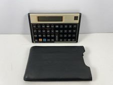 HP-12C Financial Calculator Hewlett Packard With Case TESTED New Batteries
