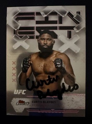 2025 Topps Finest Curtis Blades Hard Autograph On Card
