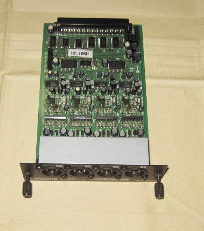 YAMAHA MY4-DA Analog Output Card 4-Channel 20bit Tested from YAMAHA MY4-DA Analog Output Card 4-Channel 20bit Tested from