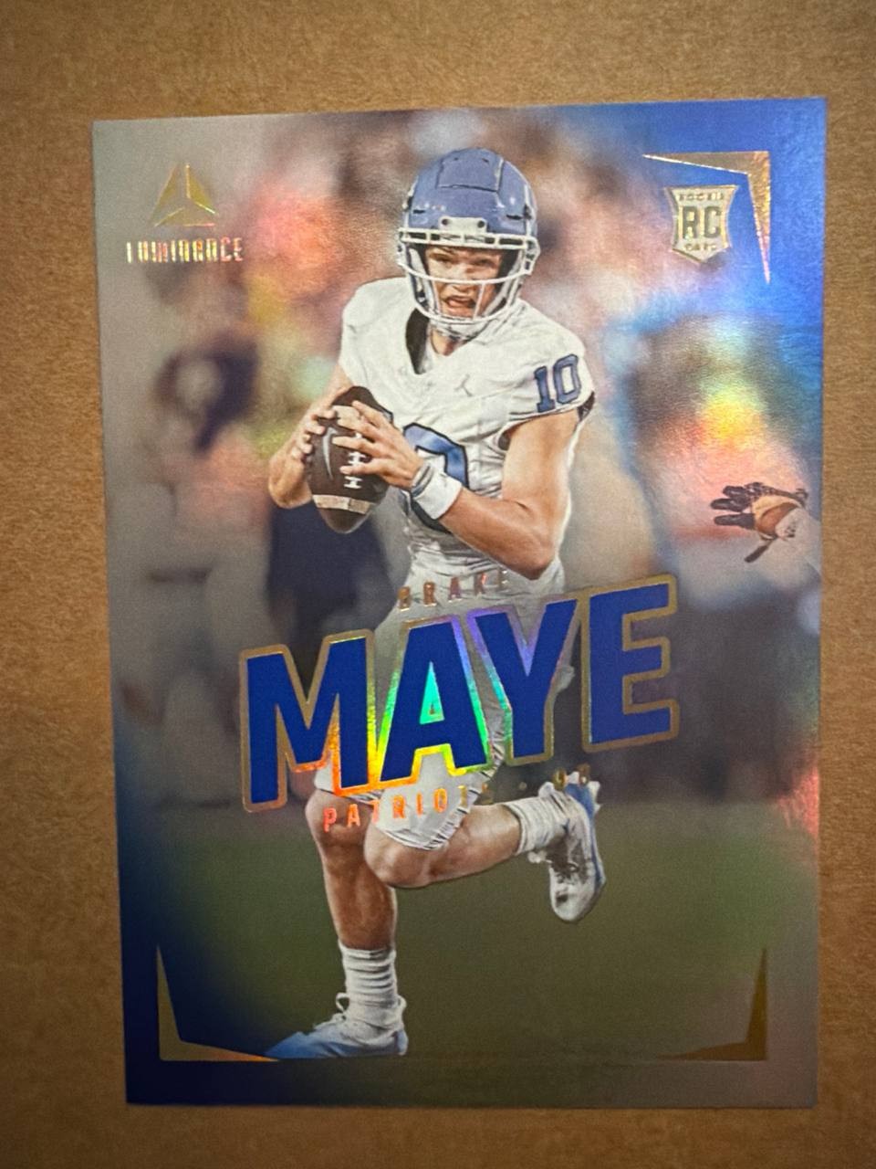 2024 Panini Luminance Rookies Drake Maye #103 Blue /150 (RC)