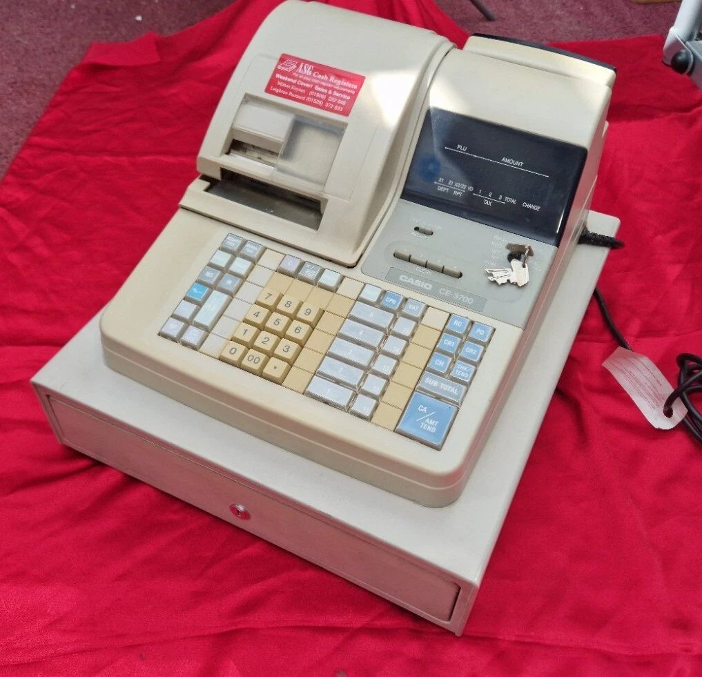 CASIO CE-3700 Cash Register Till Electronic Digital Epos