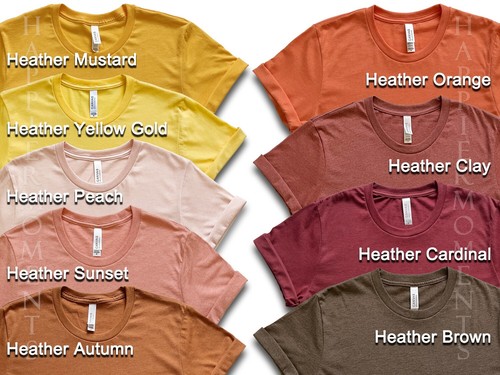 BELLA+CANVAS BC3001CVC Unisex Short Sleeve Heather CVC Crew Neck Modern T-Shirt - 第 42/57 張圖片