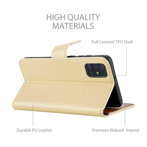 For Samsung Galaxy A51 Phone Case Leather Wallet Flip Folio Stand View Cover - Picture 32 of 83