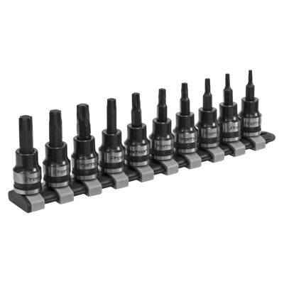 Sealey AK6207B TRX-Star * Steckschlüssel-Bit-Satz 10-teilig 3/8'' Vierkantantrieb Black Series