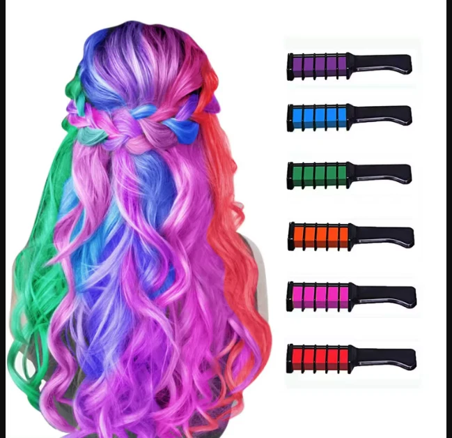 Temporary Hair Chalk Girls and Boys 6 pcs - Image 4 of 4