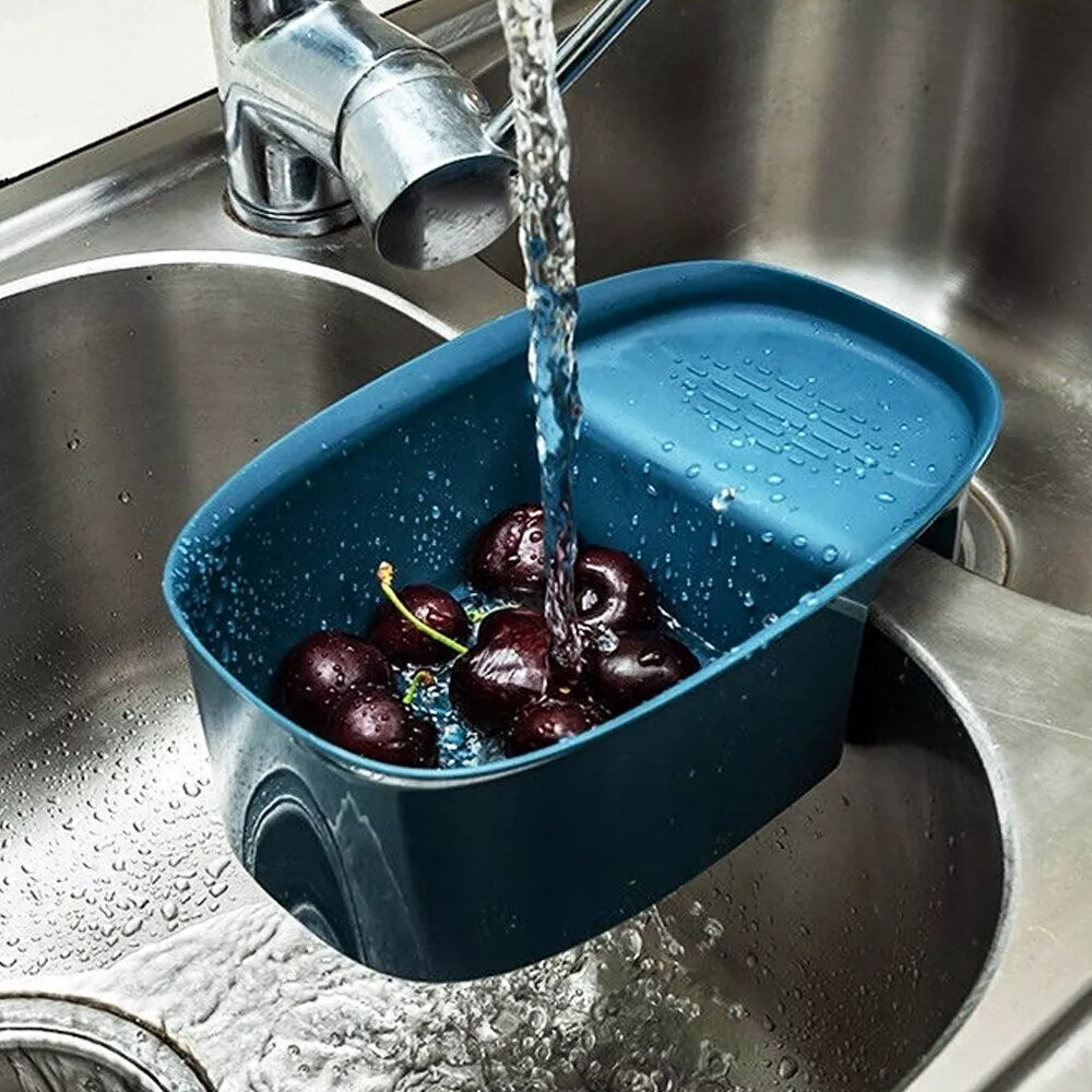 Kitchen Sink Strainer Multifunction Basket Sink Side Storage