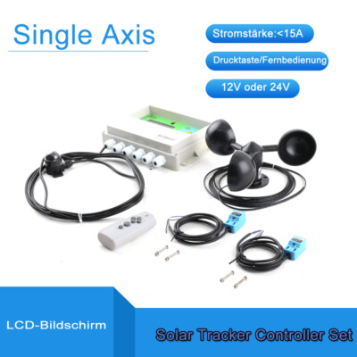 12/24V Single Axis Solar Tracker Controller Automatic Solar Tracking System Satz