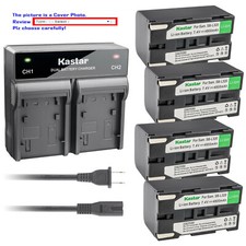 Kastar Battery Dual Rapid Charger for Samsung SB-L320  Samsung VP-L650 VPL650