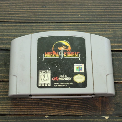 Mortal Kombat 4 Game Cartridge (Nintendo N64, 1997) Cartridge Only - Tested