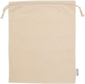 100% Cotton 10- by 12-Inch Muslin Bags with Drawstring, 12-Pack XLarge  - Picture 1 of 4