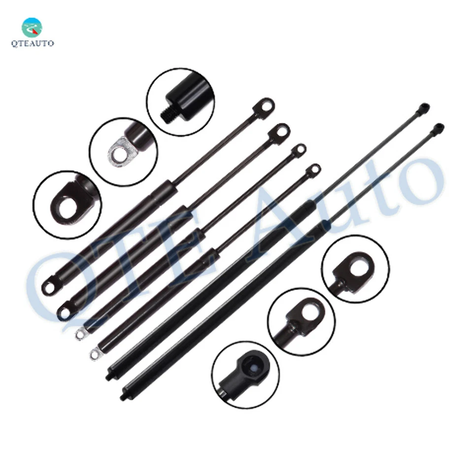 Juego completo capó delantero-tapa maletero trasero-portón trasero soporte elevador para BMW 530I 1994 1995 Foto 2 de 4