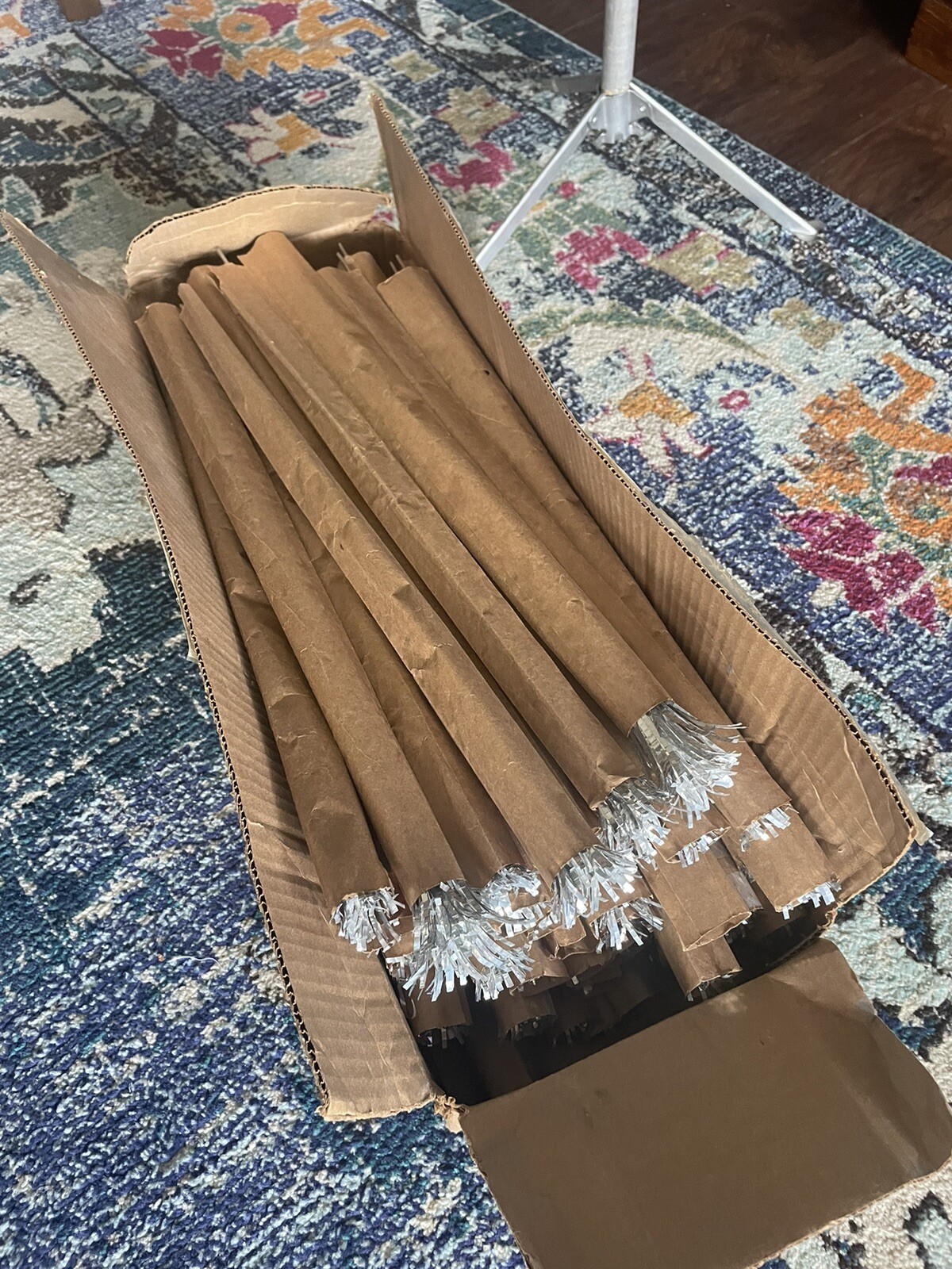 Vintage 58” Aluminum Silver Christmas Tree eBay