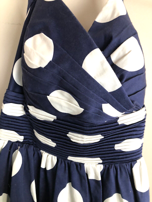 JESSICA SIMPSON Blue & White Polka Dot Sun Dress - Poofy Hem Size XS | eBay JESSICA SIMPSON Blue & White Polka Dot Sun Dress - Poofy Hem Size XS | eBay