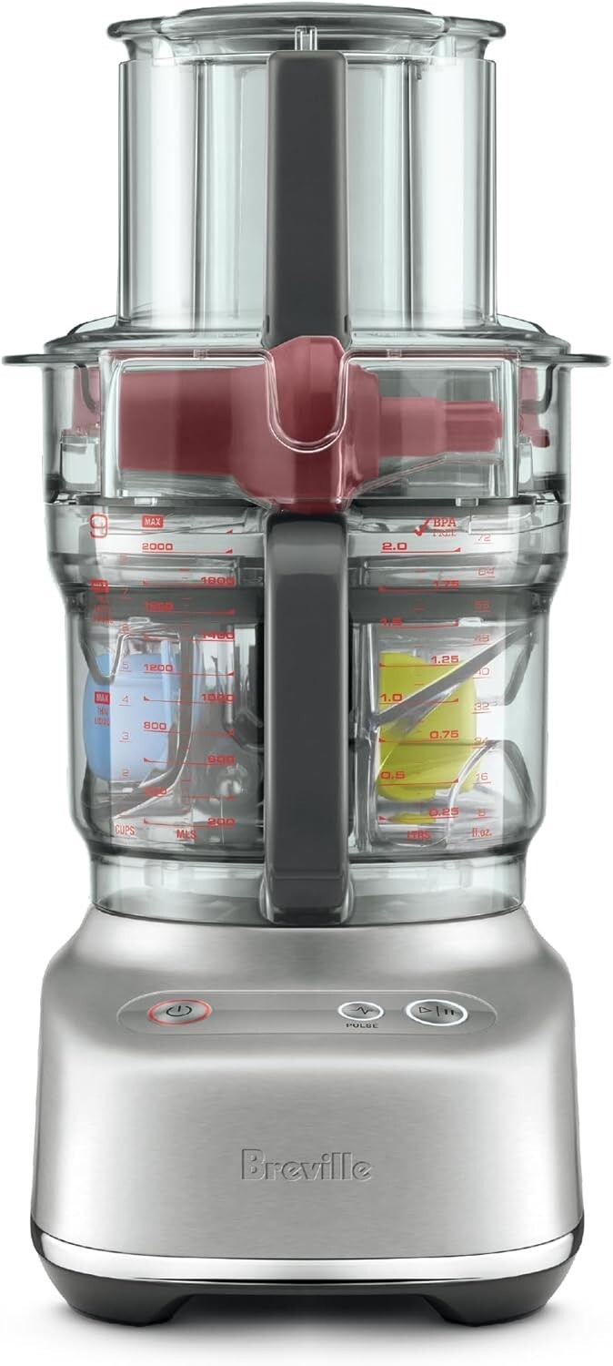 BFP638 Paradice 9 Cup Food Processor and Dicer, Small, Brush