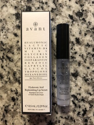 Avant Hyaluronic Acid Replenishing Lip Serum 0.29 oz 8.5ml Full Size ~ NIB!!  