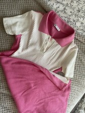 Zara Mini Polo Knit Ribbed Dress Pink ZARA 🌸 Size Small