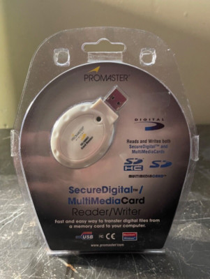ProMaster Secure Digital Multi Media Card Reader/Writer, code 6384- NEW