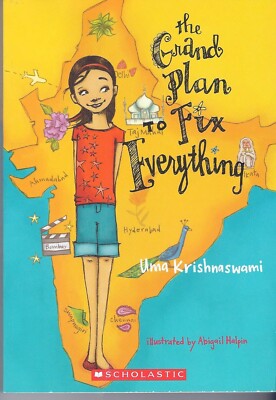 The Grand Plan to Fix Everything by Uma Krishnaswami, Paperback, Scholastic NEW!