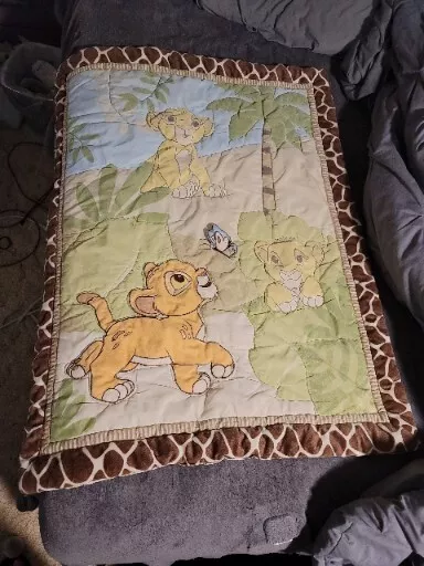 Lion King Simba Wild Adventure Disney Baby Crib Comforter Quilt