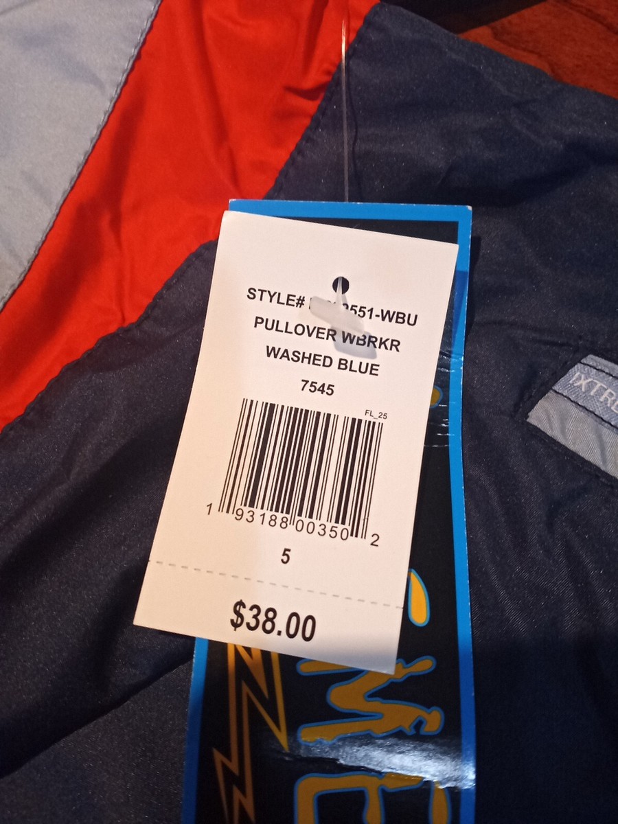 I xtreme 82 Kids Pullover Windbreaker Washed Blue 5 | eBay