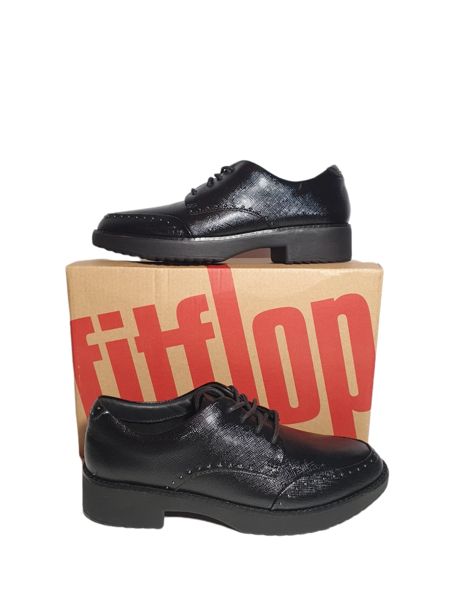 Fitflop patent hotsell leather shoes