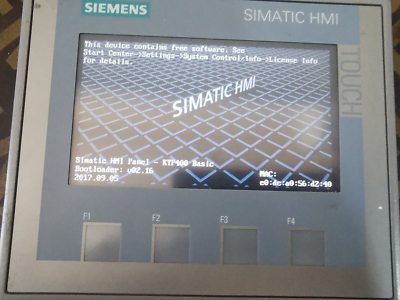 SIEMENS KTP400 Basic 6AV2 123-2DB03-0AX0 SIMATIC HMI | eBay
