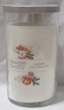 Yankee Candle Large Jar Pillar 1-wick 14.25 oz winter LONDON CHRISTMAS TEA