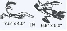Road Runner and Coyote - Car body/window decal