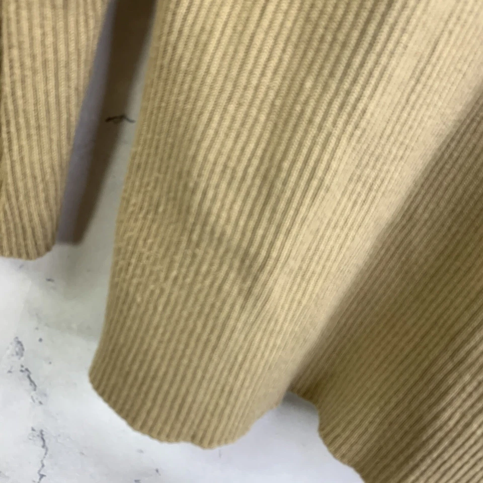 Camisa Blusa Top Polo Vintage Lauren Ralph Lauren Y2k Henley L Tostado Acanalado Años 2000 Foto 4 de 4