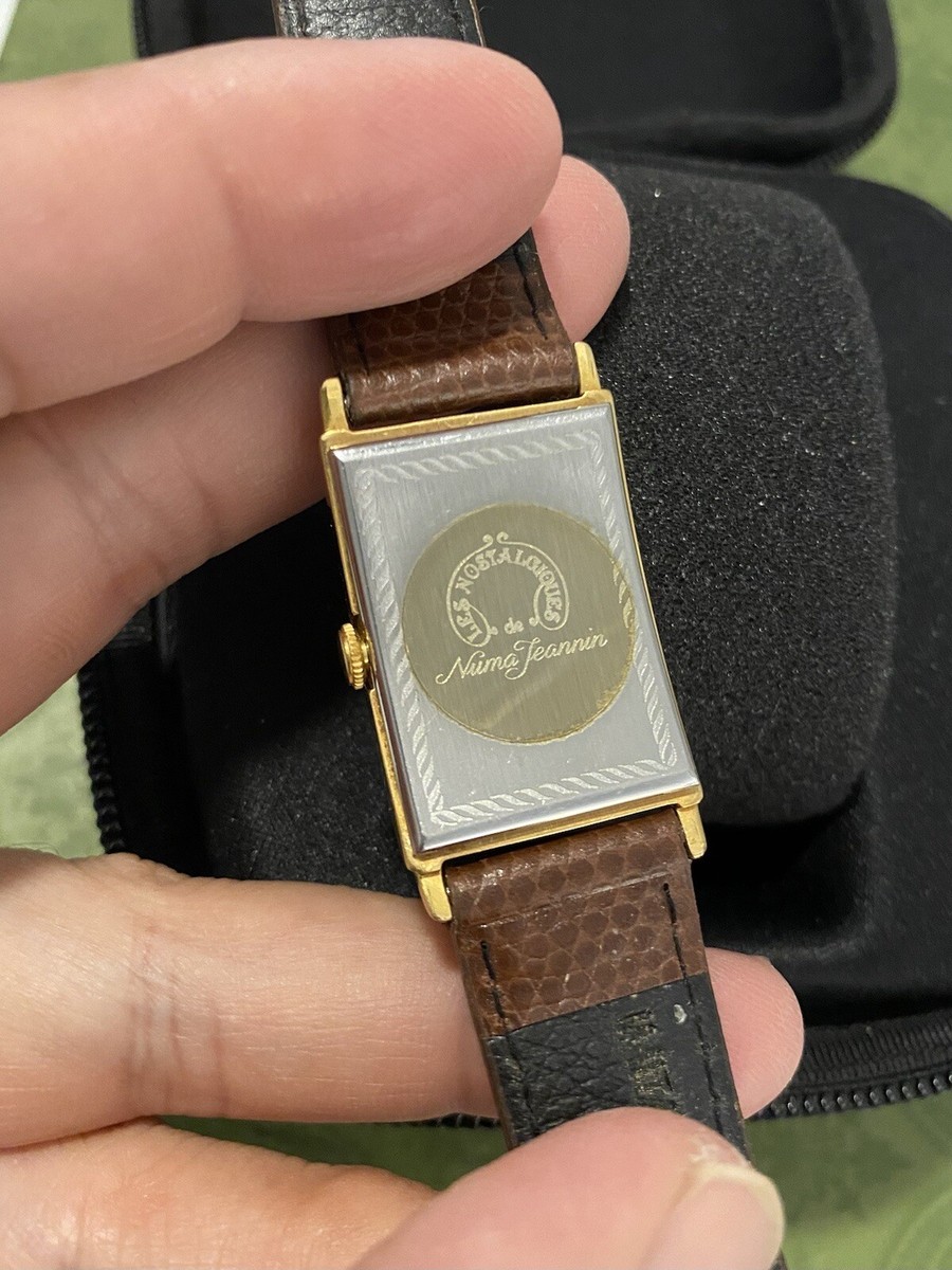 スイス製☆numa jeannin☆ヌマ　ジャンナン☆手巻き☆時計☆裏スケルトン スイス製☆numa jeannin☆ヌマ ジャンナン☆手巻き☆時計☆裏
