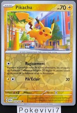 Carte Pokemon PIKACHU 018/091 REVERSE EV4.5 Destinée De Paldea PAF FR NEUF