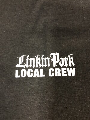 Vintage T Shirt - Linkin Park Local Crew Black Gildan Size Vintage T Shirt - Linkin Park Local Crew Black Gildan Size