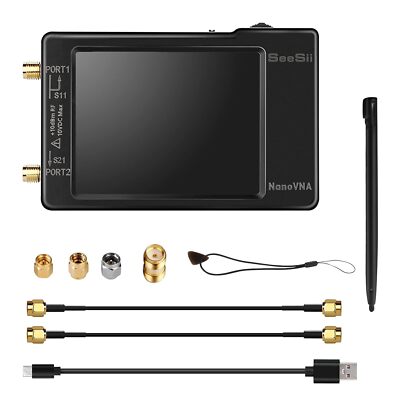 SEESII Nanovna-H 10KHz-1.5GHz Vector Network Analyzer UHF VHF Antennenanalysator
